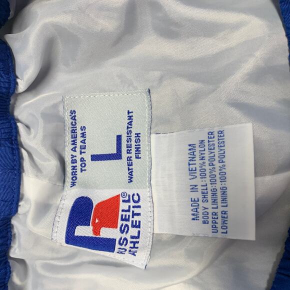 Russell Athletic Pull On Vintage Team Pants Lined Water Resistant Sz Large - Picture 10 of 10